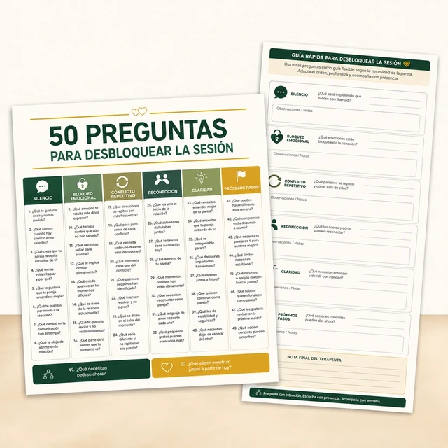 50 preguntas para desbloquear la sesión