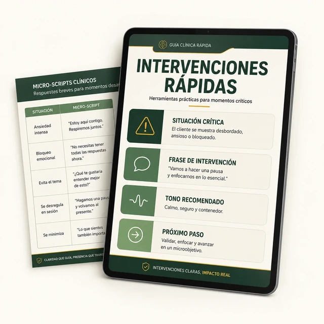 Intervenciones rápidas