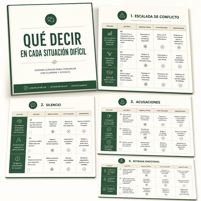 Fichas: Qué decir en cada situación